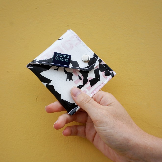 Material Reciclado Billeteras De Plastico Monedero Dálmata